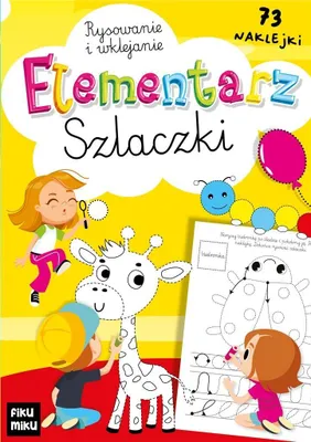 Obrázek produktu pro Elementarz do nauki pisania szlaczków i wklejania naklejek. Książka