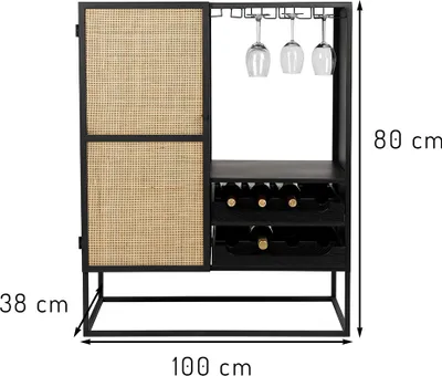 Obrázok produktu pre Nesthaus Weinschrank Floor 80 x 38 x 100 cm
