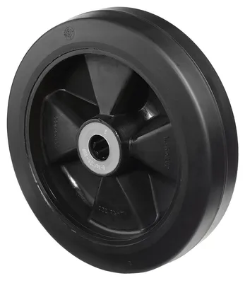 Image de BS Roulettes Roue pour B60 diamètre 200mm capacité de charge 350kg pneu plein élastique largeur 50mm - B60.200