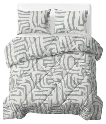 Imagen del producto de Sleeptime. Manta suave color verde, 240 x 200 cm, con fundas de cojín
