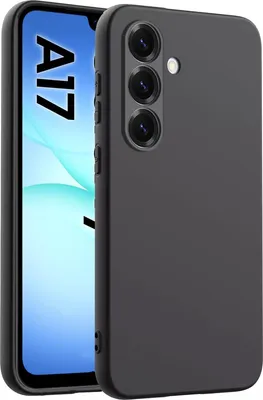 Produktbild von Hülle für Samsung Galaxy A17 Handyhülle Back Cover Silikon Case Bumper in Schwarz