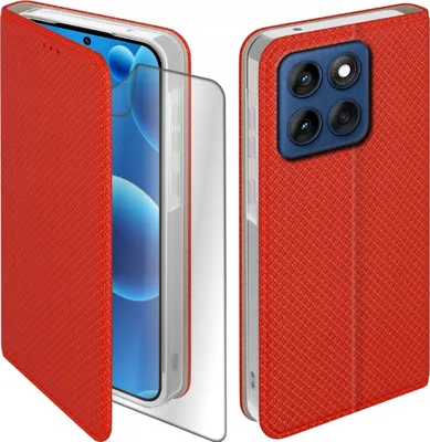Zdjęcie produktu dla Etui z klapką do Motorola Edge 60 | 60 Fusion Zamykane Futerał + Folia