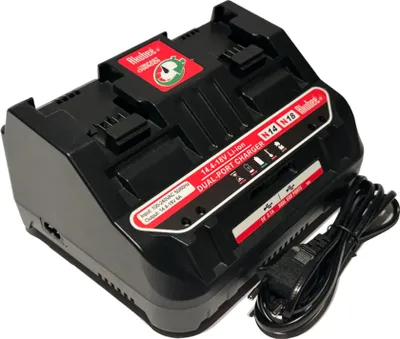 Immagine prodotto di Caricabatterie doppio compatibile con Milwaukee M18 per batterie da 18 V