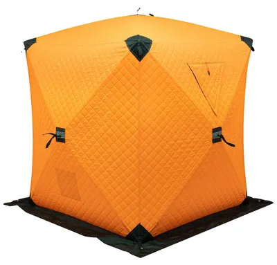 Immagine prodotto di Tenda per la pesca sul ghiaccio, isolamento a tre strati, antivento e impermeabile, arancione