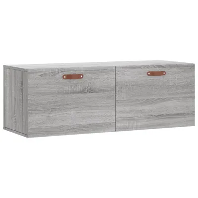 Obrázok produktu pre vidaXL Nástenná skriňa Grey Sonoma 100x36,5x35 cm odvodený výrobok z dreva