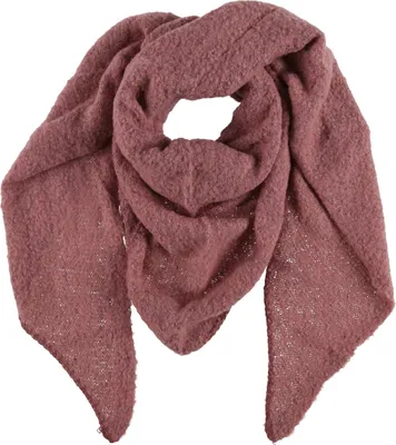 Produktbild von XXL Schal Damen Frauen Halstuch Dreiecksschal Strickschal Winterschal einfarbig Rosa