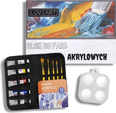 Image de Set de voyage pour peinture acrylique