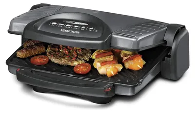 Productafbeelding van Rommelsbacher KG 1800 multifunctionele grill, 1800 watt, antracietkleurig