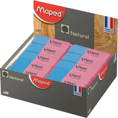 Immagine prodotto di Maped Kautschuk-Radierer Duo-Gom, mittel, blau/rot