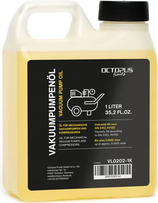 Produktbild von Vakuumpumpenöl 1 Liter, Vakuumöl mit Viskosität 95 nach DIN 5162
