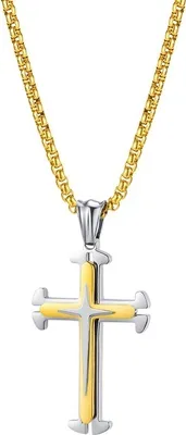 Produktbild von NC-22863 Halskette Silber/Gold für Uni KP22863