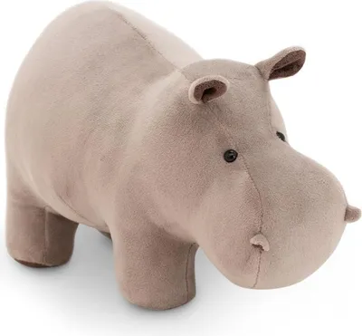 Produktbild von Plüsch-Nilpferd Orange Spielzeug 20 cm - Hippo