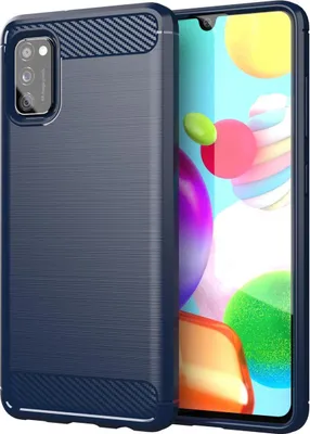 Immagine prodotto di Custodia Cadorabo per Samsung Galaxy A41 in TPU blu protettivo custodia cover telefono cellulare