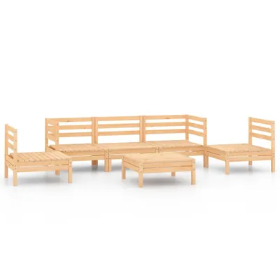 Immagine prodotto di Set Divani da Giardino 6 pz in Legno Massello di Pino