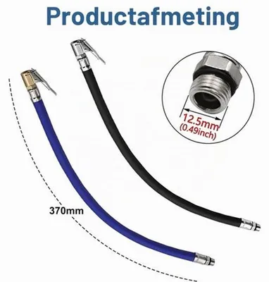 Produktbild von Reifenpumpenschlauch, Ventilverlängerung, Reifenpumpenschlauch, 2 Stück