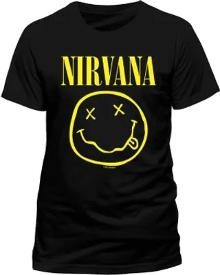 Produktbild von Nirvana Flower Sniffin (Back Print) Black M T-Shirt