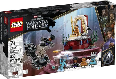 Zdjęcie produktu dla LEGO Marvel Avengers Sala tronowa króla Namora, Zestaw do budowania, 7 lat(a), Plastik, 355 szt., 463 g