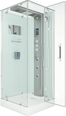 Produktbild von Duschkabine Komplettdusche D38-00R1 Fertigdusche Dusche 80x80 cm