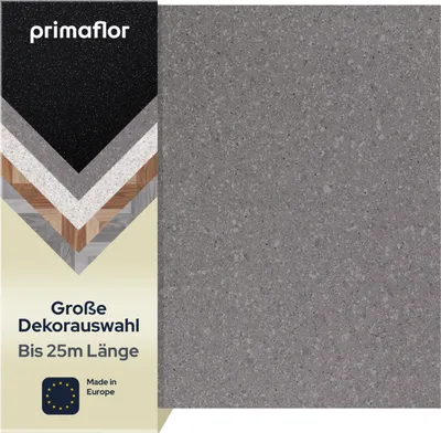 Produktbild von Primaflor PVC Boden OAKLAND Granit Grau 2,00m x 7,50m - Meterware - Vinyl Designboden CV Bodenbelag Steinoptik