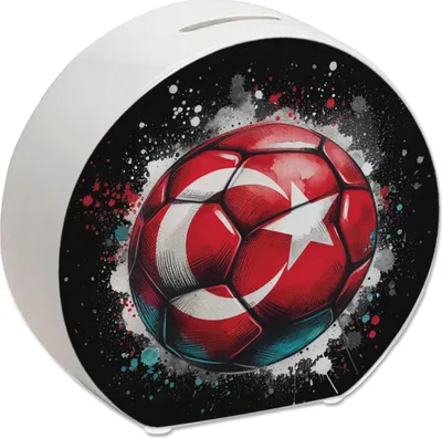 Produktbild von Fußball Türkei Flagge Spardose