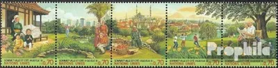 Produktbild von Briefmarken UNO - Genf 1996 Mi 292-296 Fünferstreifen (kompl.Ausg.) gestempelt UNO-Hauptquartier