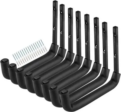 Produktbild von Garagenhaken 8er Set - Robuste Halter für Leitern und Werkzeuge