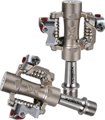 Produktbild von Xpedo Pedal Clipless M-FORCE 8 TI silber, 9/16", doppelseitig, XMF08TTl