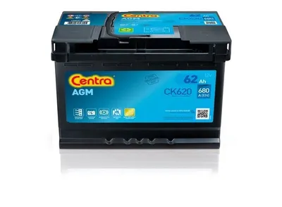 Produktbild von CENTRA Starterbatterie 12V 62Ah 680A/EN Batterie