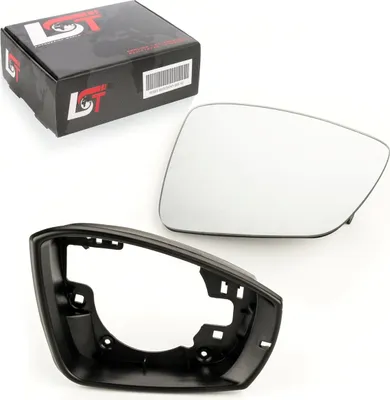 Produktbild von Spiegelglas Blende heizbar konvex rechts für VW Polo 6R Up Seat Mii Skoda Citigo