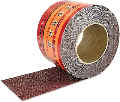 Imagen del producto de Rodillo de papel de lija, forma de diamante, 93 mm x 10 m, grano 240, para trabajos en madera