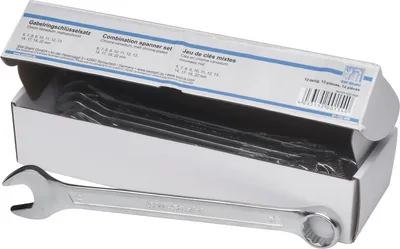 Produktbild von SW-Stahl Ring-Maulschlüssel-Satz 01-122-WB 270mm 175mm 48mm Chrom-Vanadium-Stahl 0,977kg 1.042kg