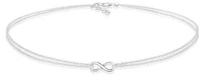 Produktbild von Elli Halskette Damen Choker Infinity Unendlichkeit Trend 925 Silber