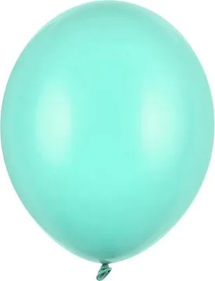 Produktbild von Starke Ballons 27cm, Pastell Hell Mint (1 Packung / 10 Stück)