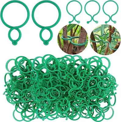 Produktbild von Famanu Pflanzenclips 200 Stück – Wandhalter für Kletterpflanzen