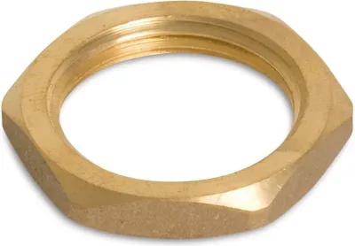 Produktbild von Gewindefitting Messing Gegenmutter 1/2" IG