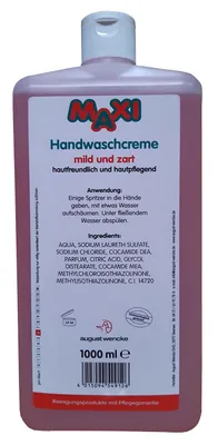 Produktbild von MAXI Handwaschcreme - 1000 ml (Euroflasche).