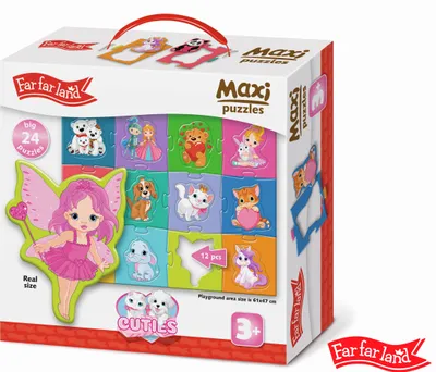 Obrázek produktu pro Far Far Land Maxi Puzzle postavičky 24 dílků 61x47 cm
