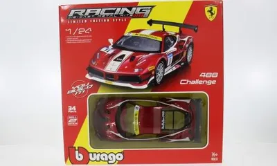 Produktbild von Bburago BBU18-26582 - 1/24 - Ferrari 488 Challenge, #11 - Neu