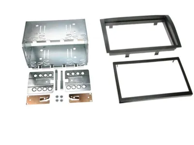 Image de Adaptateur de façade 2-DIN pour Citroen / Fiat / Peugeot noir