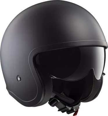 Zdjęcie produktu dla Kask Jet LS2 OF559 SPITFIRE II Solid Matt Black rozmiar S