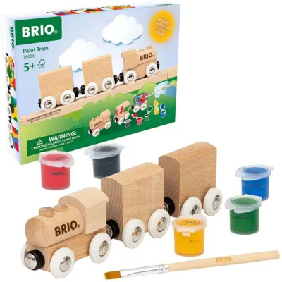 Obrázok produktu pre BRIO Paint Train, Vlak, 5 rok / roky, Drevo, Drevo