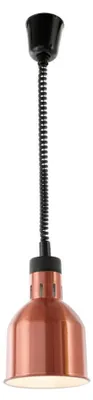 Produktbild von KBS Infrarot Heizlampe Kupfer eloxiert inkl. Leuchtmittel 175x175x250 mm 230Volt