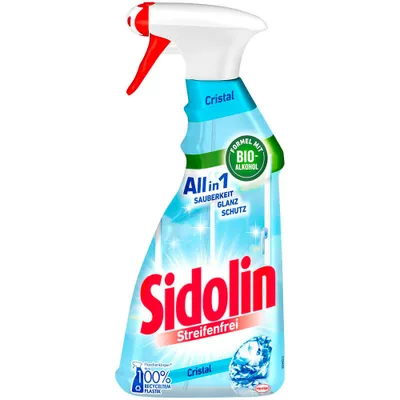 Produktbild von Sidolin Streifenfrei Cristal 500ml - Glasreiniger, Fensterreiniger (1er Pack)