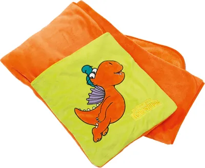 Produktbild von Nici Plüschdecke Drache Kokosnuss 144x120cm, 38384