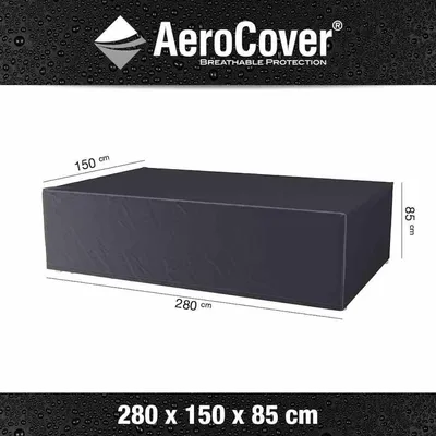 Produktbild von AEROCOVER Atmungsaktive Schutzhielle fuer Sitzgruppen 280x150xH85 cm M03695