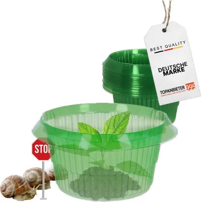 Produktbild von TOPANBIETER 999 Schneckenschutzringe 12er Set effektiefer Pflanzenschutz gegen Schnecken