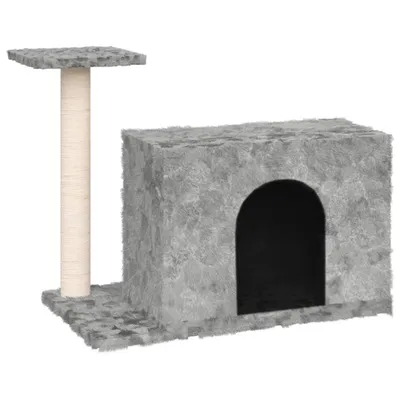 Produktbild von vidaXL Kratzbaum mit Sisal-Kratzsäule Hellgrau 51 cm