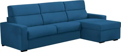 Immagine prodotto di Celleno - Divano Letto con Penisola, 280x160 cm blu, Sfoderabile  Italy