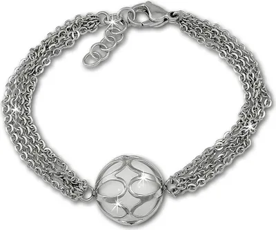 Image de Amello bracelet femme acier brillant argent blanc bijoux de bras D2ESAY02W