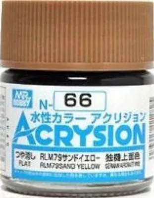 Produktbild von Mr Hobby - Gunze N-066 - Acrysion (10 ml) RLM79 Sand Yellow - Neu